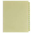 Mark Maker Legal Exhibit Index Tab Set of Buff Single Tabs, 1/15th Cut, Letter Size, No Holes, Number 46 - 60-Buff Single Tabs, 1/15th Cut