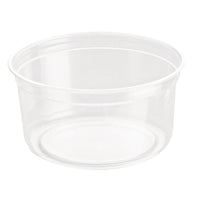 Solo Gourmet Deli Containers, Recycled Polyethylene, 12 oz., Clear, 500 Pack-Clear