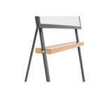 Archyi Curvo Collection Easel - 29" x 72" - Anthracite-Ceramic