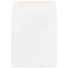 JAM Paper 4.5 x 4.5 Square Envelopes, White, 250 Pack (439911145H)-Blank interior for personalized message