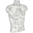 Azar Displays Male Bust For Pegboard/Slat Wall, 2 Pack-Injection moulded