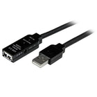 StarTech USB 2.0 Active Extension Cable, M/F, 15m-No USB signal loss, even at a distance of up to 49.2 feet (15 meters)