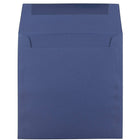 JAM Paper 6.5" x 6.5" Square Envelopes, Presidential Blue, 25 Pack (263917218)-Blue paper envelopes