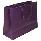 JAM Paper Matte Horizontal Bags - Large - 13" x 10" x 5" - Purple-Size: 13 x 10 x 5 inches 