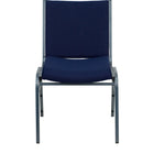 Flash Furniture HERCULES Series Heavy Duty Dot Fabric Stack Chair - Navy Blue-Multipurpose Stack Chair