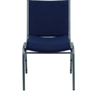 Flash Furniture HERCULES Series Heavy Duty Dot Fabric Stack Chair - Navy Blue-Multipurpose Stack Chair