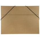 JAM Paper Kraft Chipboard Portfolio, Elastic Closure, Large, 11 x 15 x.38, Brown Kraft, 2 Pack (6102 201g)-Kraft