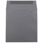 JAM Paper 6 x 6 Square Envelopes, Dark Grey, 100 Pack (36396439g)-Size: 6" x 6"