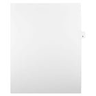 Mark Maker Legal Exhibit Index Tab White Single Tabs, 1/25th Cut, Letter Size, No Holes, Number 9, 25 Pack-White Single Tabs, 1/25th Cut