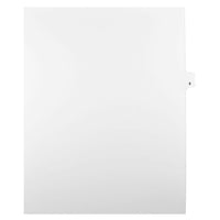 Mark Maker Legal Exhibit Index Tab White Single Tabs, 1/25th Cut, Letter Size, No Holes, Number 9, 25 Pack-White Single Tabs, 1/25th Cut