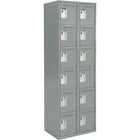 Assembled Lockerette Clean Line Economy Lockers, Fj172-Number of Tiers - 6