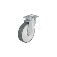 Blickle Polyurethane Caster, Wheel Diameter: 6-5/16" (160.3375 Mm), Caster Type: Swivel (LH-POTH 160R)-Wheel Diameter: 6-5/16" (160.3375 mm)