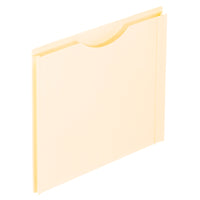 Pendaflex Single Ply Tab File Jacket - Letter Size - Manila-Made from heavyweight manila stock