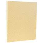 JAM Paper 65 lb, papier couverture cartonné recyclé parchemin, 8 1/2 x 11 po, or antique, paquet de 100 feuilles-Dimensions : 8 1/2 x 11 po