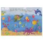 Rosedale 5-1/2" x 8" Juvenile Ride the Birthday Wave! Greeting Cards And Envelopes, 12 Pack (15908)-Printed on premium uncoated card stock