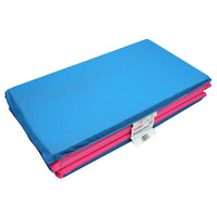 Peerless Plastic Blue/Pink Toddler Kindermat with Pillow, 3/4" x 21" x 46", 3 Pack-Size: 3/4" x 21" x 46"