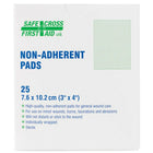 Safecross Non-Adherent Pads, 3" X4", 3 Pack (3173)-Length: 4"