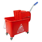 Johnny Vac Side Press Wringer Bucket Combo - 21L - Red-12  Height