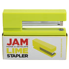 JAM Paper Modern Desk Stapler, Lime Green-5