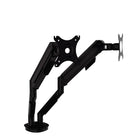 TygerClaw Double Extending Arms Monitor Desk Mount for 17"-30" Screen With Gas-It holds most 17" in. to 30" in. monitors up to 19 lbs.