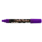 JAM Paper Marvy Uchida Liquid Chalk Markers Erasable Dustless - Broad Point - Purple-Purple Chalk Marker