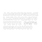 Trend Enterprises Casual Uppercase Ready Letter 4", White, 426 Pack-Colour: White
