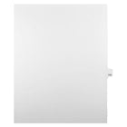 Mark Maker Legal Exhibit Index Tab White Single Tabs, 1/25th Cut, Letter Size, No Holes, Number 115, 25 Pack-White Single Tabs, 1/25th Cut