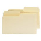 Smead SuperTab File Folders - Manila - Legal Size - 100 Pack-Legal Size