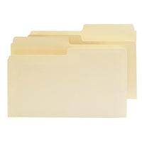 Smead SuperTab File Folders - Manila - Legal Size - 100 Pack-Legal Size