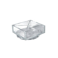Azar Four Compartment Revolving Desk Organizer, 6" x 6" x 2.5", 2/Pack (556352)-4 compartments hold a variet of small sized items on a revolving base