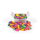 Charles Leonard Economy Wedge Shape Eraser Caps, Assorted, 864 Pack (CHL71544)-Wedge shaped eraser caps replace worn out erasers