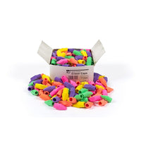 Charles Leonard Economy Wedge Shape Eraser Caps, Assorted, 864 Pack (CHL71544)-Wedge shaped eraser caps replace worn out erasers