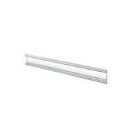 Azar Displays 1" x 6" Plastic Adhesive-Back C-Channel Nameplates, Clear, 10 Pack (199601)-Great for offices, schools, business and much more