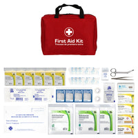 Wasip Federal Occ. B Nylon First Aid Kit - Large - 6+ People-WASIP carries a complete line of first aid kits and supplies. Our first aid kits come complete with all of the essential supplies required to meet all provincial regulations standards.
