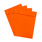 JAM Paper 6 x 9 Open End Catalog Envelopes, Brite Hue Orange Recycled, 100 Pack (88129)-Opening: open end