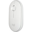 Logitech Pebble i345 Wireless Mouse for iPad - Off White-Scroll wheel: Yes- Mechanical