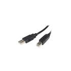 StarTech  Câble USB A/B mâle à mâle USB2HAB10 de 10 pi-Interface USB 2.0 haute vitesse pour des vitesses de transfert allant jusqu’à 482 Mb/s