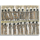 Designart William Barak, Figures in Possum Skin Cloaks Canvas Art Print, (PT5002-3P)-Print