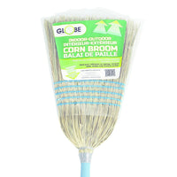 Globe Housekeeper Corn Broom, 12 Pack (4000)-Great for Sweeping Garages, Driveways, Deck and Commercial Use