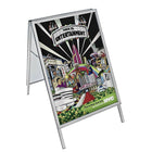Azar Displays Two-Sided A-Frame Floor Sign, 40" x 30" (300247)-Dimensions: 40"H x 30"W
