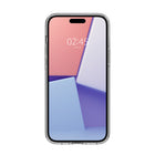Spigen Crystal Flex for iPhone 15 Plus - Crystal Clear-Mil-grade certified with Air Cushion Technology for extra protection