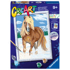 Ravensrburger CreArt The Royal Horse Painting by Numbers Series D-Artistic Development: Painting by number helps develop children's skills, providing practice with color identification, brush control, dexterity, and focus. 