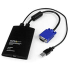 StarTech Kvm Console to Laptop USB 2.0 Portable Crash Cart Adapter with File Transfer & Video Capture-Compact footprint with integrated KVM cables