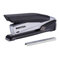 Amax Paperpro Desktop Stapler, 1/4" Staples, Black/Grey (1100)-Desktop stapler will staple 20 sheets using a standard staple