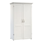 Sauder Select Craft Armoire - 61.57" H - Soft White (430446)-Craft Armoire