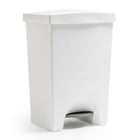 Mistral iCanTM Step With Removable Liner - 50 Litre - White-Step Cans