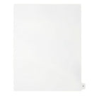 Mark Maker Legal Exhibit Index Tab White Single Tabs, 1/15th Cut, Letter Size, No Holes, Letter O, 25 Pack-White Single Tabs, 1/15th Cut
