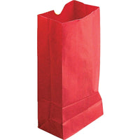 Hygloss 11" x 6" x 3.5" Gusseted Bag, Red, 100 Pack (HYG66511)-Age group and grade: Ages 5+ and grades pre kindergarten - 12th