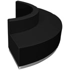 Flash Furniture HERCULES Alon Series Black LeatherSoft Reception Configuration, 3 Pieces-Add on pieces as your business grows