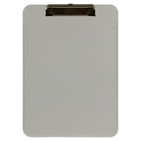 JAM Paper Plastic Clipboards, 9" x 13", Smoke, 2 Pack (340926884g)-Smoke